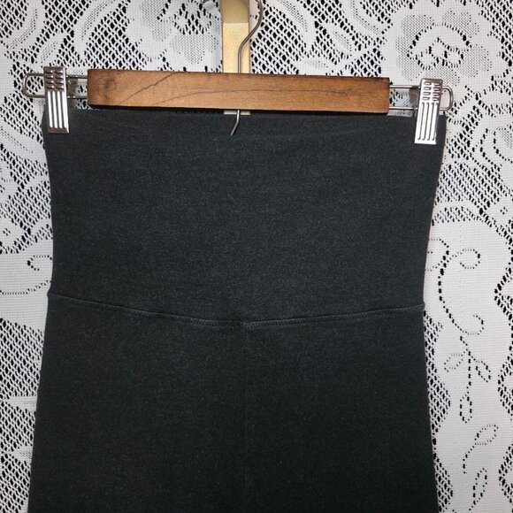 SKIMS Outdoor Basics Pants Foldover Bootcut Leggings Washed Onyx S - Picture 3 of 10